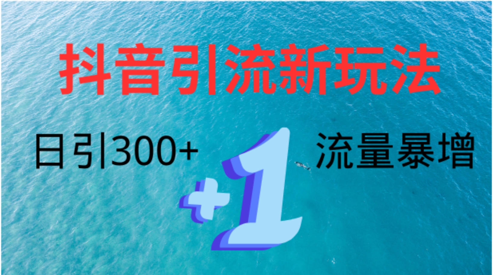 创业粉高效引流，抖音工具号玩法4.0，日引300+-网创财富岛