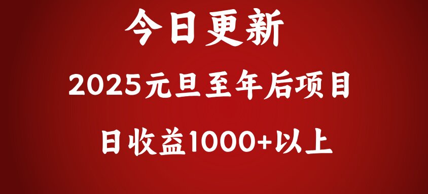翻身项目，日收益1000+以上-网创财富岛