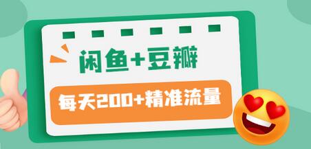【副业项目3442期】闲鱼和豆瓣精准引流全系列课程，每天引流200+精准粉（闲鱼引流推广怎么做）-网创财富岛
