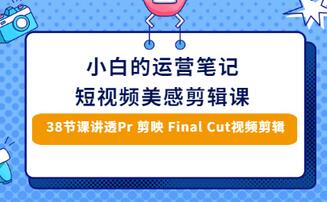 【副业项目3488期】短视频剪辑免费教学视频（小白也能学会的短视频美感剪辑课）-网创财富岛