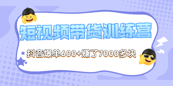 【副业项目3733期】短视频带货训练营：教你抖音短视频如何起号，短视频带货爆单技巧-网创财富岛