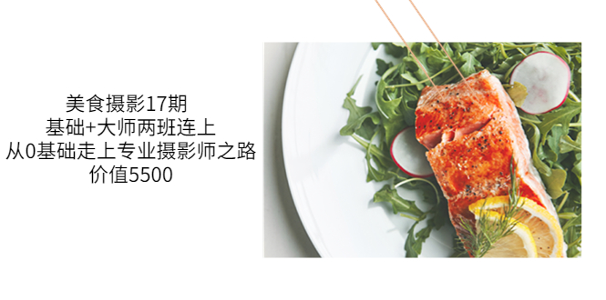 【副业项目3967期】美食摄影教程：基础+大师两班连上，从0基础走上专业摄影师之路-网创财富岛