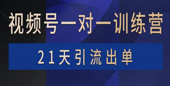 【副业项目4068期】视频号训练营：带货，涨粉，直播，游戏，四大变现新方向，21天引流出单-网创财富岛