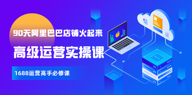 【副业项目4092期】90天阿里巴巴店铺火起来：高级运营实操课，1688运营高手必修课-网创财富岛