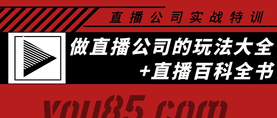 【副业项目4162期】老陈·直播公司实战特训：做直播公司的玩法大全+直播百科全书-网创财富岛