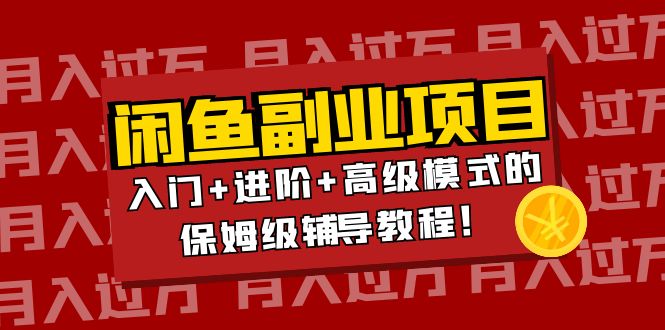 【副业项目4218期】闲鱼无货源项目月入过万：入门+进阶+高级模式的保姆级辅导教程！-网创财富岛
