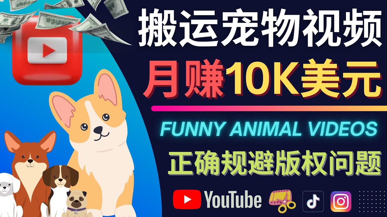 【副业项目4509期】搬运TIKTOK视频到YouTube，并进行二次创作，月赚1万美元以上-网创财富岛
