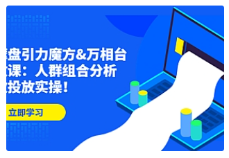 【副业项目4944期】达摩盘引力魔方&万相台投放课：人群组合分析，高效投放实操-网创财富岛