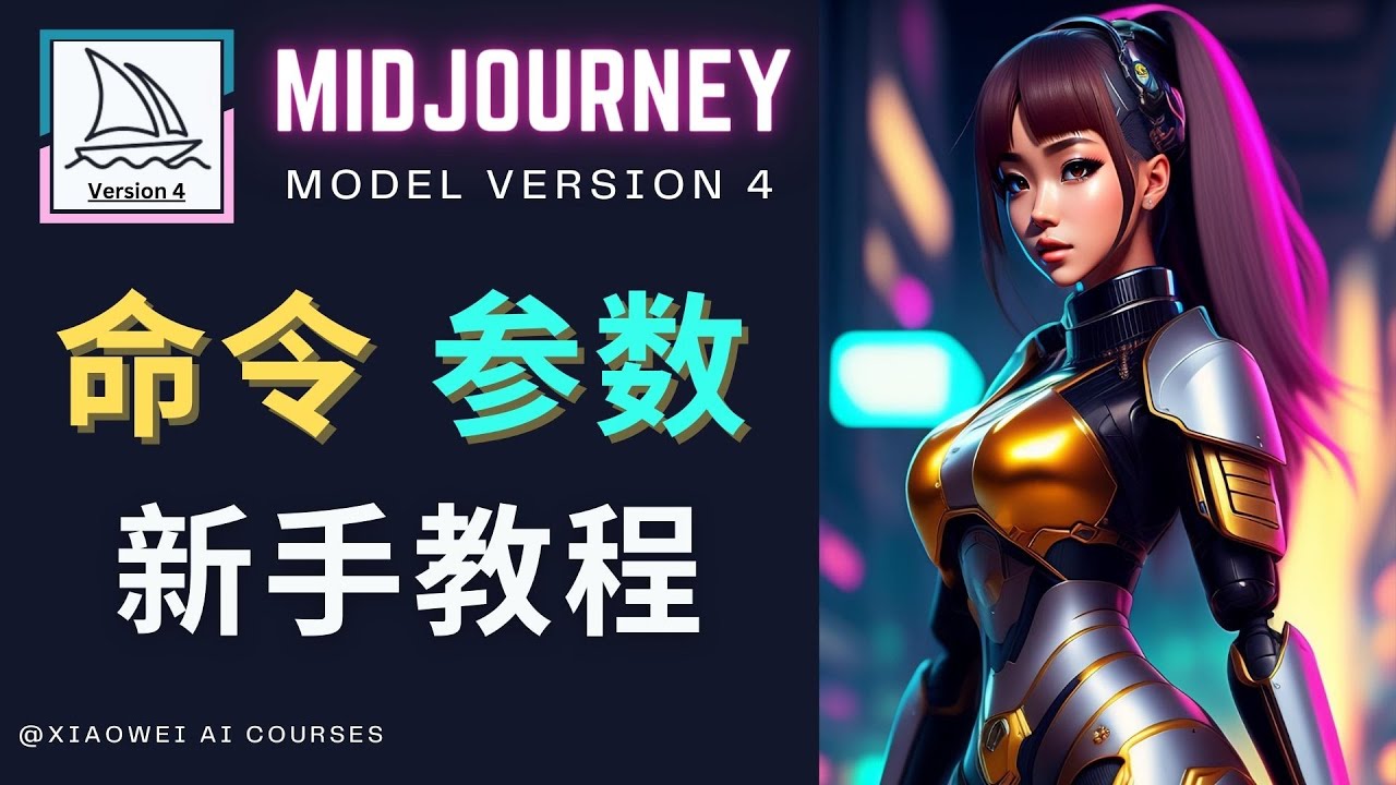 【副业项目5078期】Midjourney新手入门教程，轻松创作顶级图像，命令参数-新手教程-网创财富岛