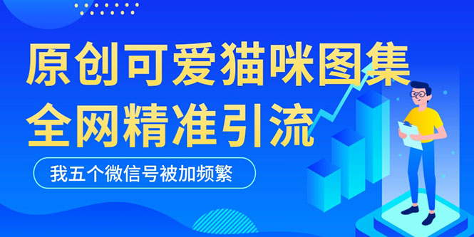 【副业项目5588期】黑科技纯原创可爱猫咪图片，全网精准引流，实操5个VX号被加频繁-网创财富岛