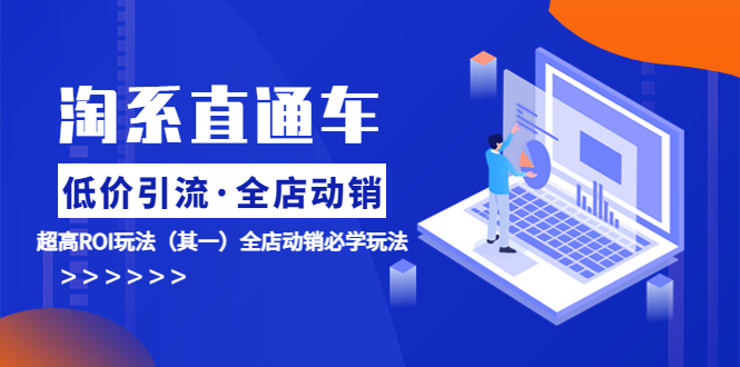 【副业项目5974期】淘系直通车《低价·引流 全店·动销》超高ROI玩法（其一）全店动销必学玩法-网创财富岛
