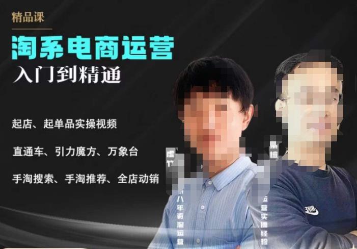 【副业项目6098期】2023手淘搜索实操课+体系化课程，​起店起单品实操视频课程-网创财富岛