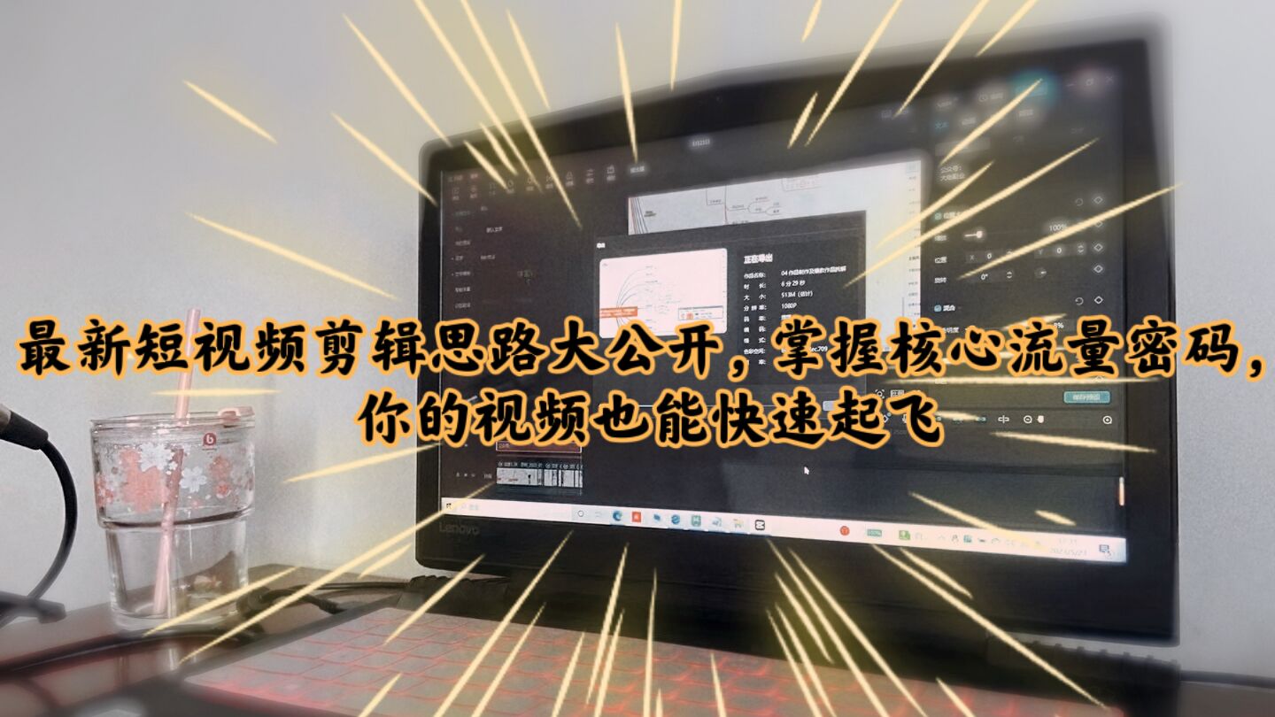 【副业项目6115期】最新短视频剪辑思路大公开，掌握核心流量密码，你的视频也能快速起飞-网创财富岛