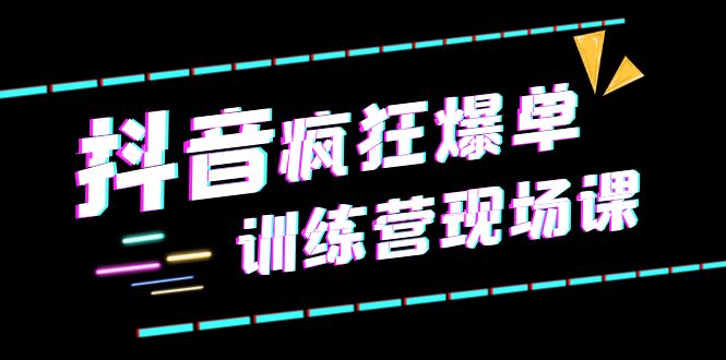 【副业项目6295期】抖音短视频疯狂-爆单训练营现场课（新）直播带货+实战案例-网创财富岛