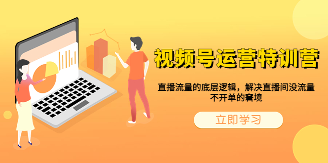 【副业项目6283期】视频号运营特训营，直播流量的底层逻辑，解决直播间没流量，不开单的窘境-网创财富岛