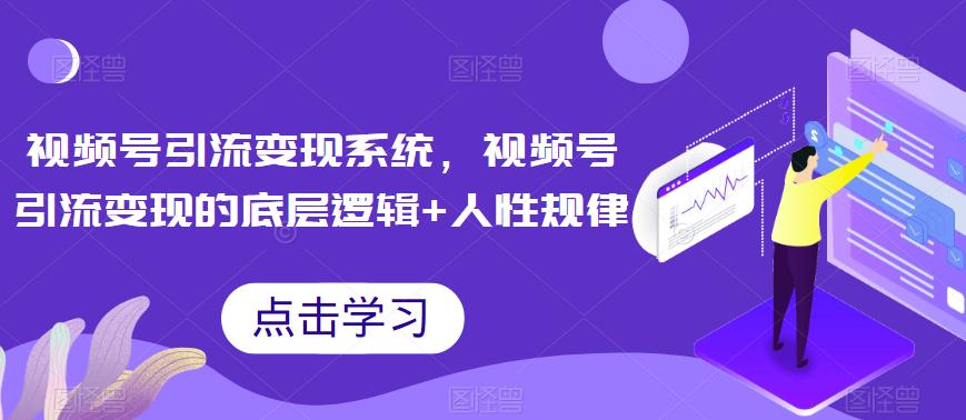 【副业项目6868期】视频号引流变现系统，视频号引流变现的底层逻辑+人性规律-网创财富岛