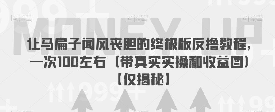 【副业项目6849期】让马扁子闻风丧胆的终极版反撸教程，一次100左右（带真实实操和收益图）【仅揭秘】-网创财富岛