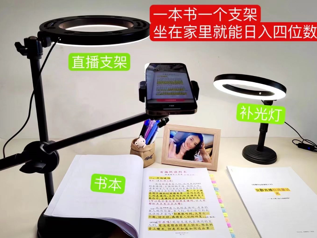【副业项目6941期】抖音小白直播课堂 一本书 一个支架 坐在家里就能日入四位数-网创财富岛