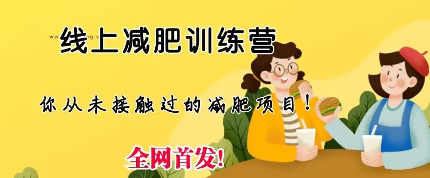 【副业项目6995期】线上减肥训练营，足不出户，仅靠拉几个社群，发几条朋友圈，就可以月实现入五位【揭秘】-网创财富岛