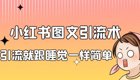 【副业项目7038期】小红书图文暴力引流法，单日引流100+，玩转私域流量跟睡觉一样简单-网创财富岛