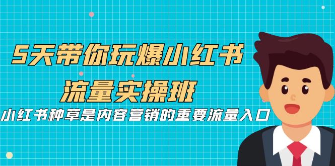【副业项目7197期】5天带你玩爆小红书流量实操班，小红书种草实战-网创财富岛