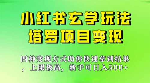 【副业项目7214期】新手也能日入500的玩法，上限极高，小红书玄学玩法-网创财富岛