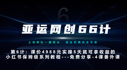 【副业项目7228期】小红书第4课-黑科技带来流量巨变-网创财富岛