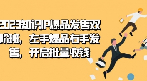 【副业项目7652期】2023知识IP-爆品发售双 阶班，左手爆品右手发售，开启批量收钱-网创财富岛