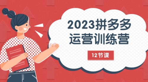 【副业项目8102期】2023拼多多运营训练营：流量底层逻辑，免费+付费流量玩法（12节课）-网创财富岛
