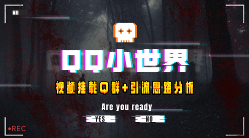 【副业项目8268期】QQ小世界_Q群挂载教程+引流思路分析-网创财富岛
