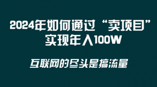 【副业项目8543期】2024年如何通过“卖项目”实现年入100W-网创财富岛