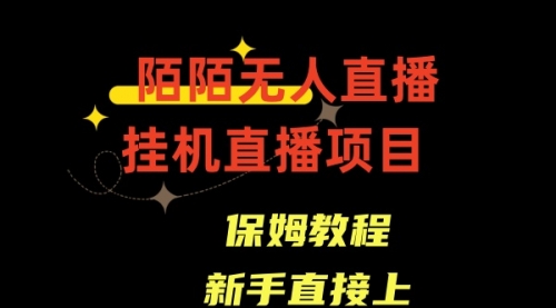 【副业8781期】陌陌无人直播，通道人数少，新手容易上手-网创财富岛