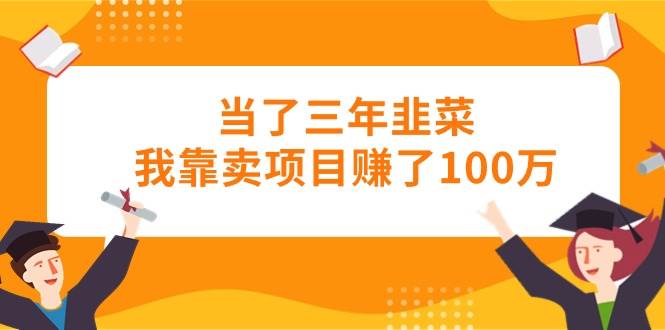 当了三年韭菜我靠卖项目赚了100万-网创财富岛