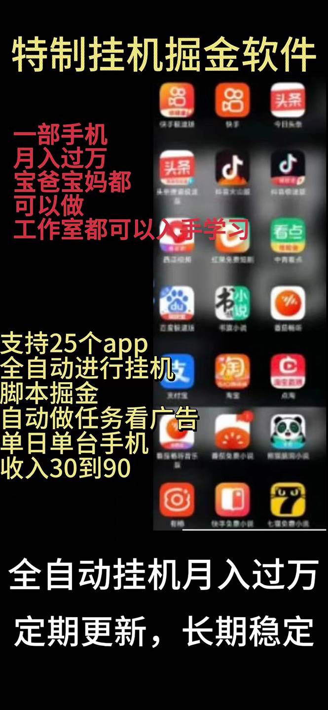 挂机24小时轻松日入500+，欢迎大家来对接，特别适合宝爸宝妈工作室学生党-网创财富岛