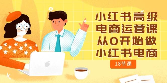 小红书高级电商运营课，从0开始做小红书电商（18节课）-网创财富岛