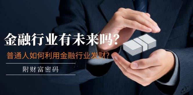 某付费文章：金融行业有未来吗？普通人如何利用金融行业发财?(附财富密码)-网创财富岛
