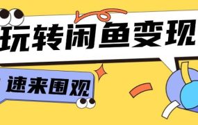 从0到1系统玩转闲鱼变现,教你核心选品思维,提升产品曝光及转化率-15节-网创财富岛