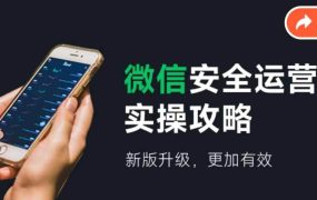 微信安全运营实操攻略,新版升级,更加有效(2024版)-网创财富岛