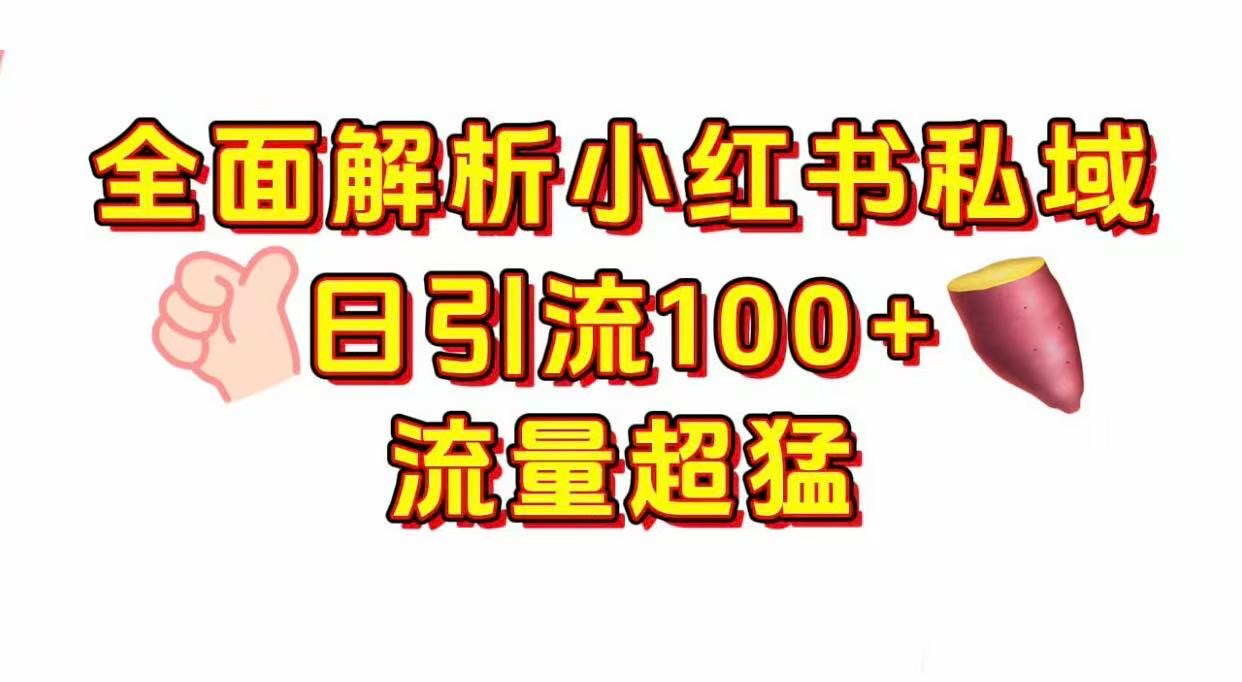 小红书私域引流 每天加100+-网创财富岛