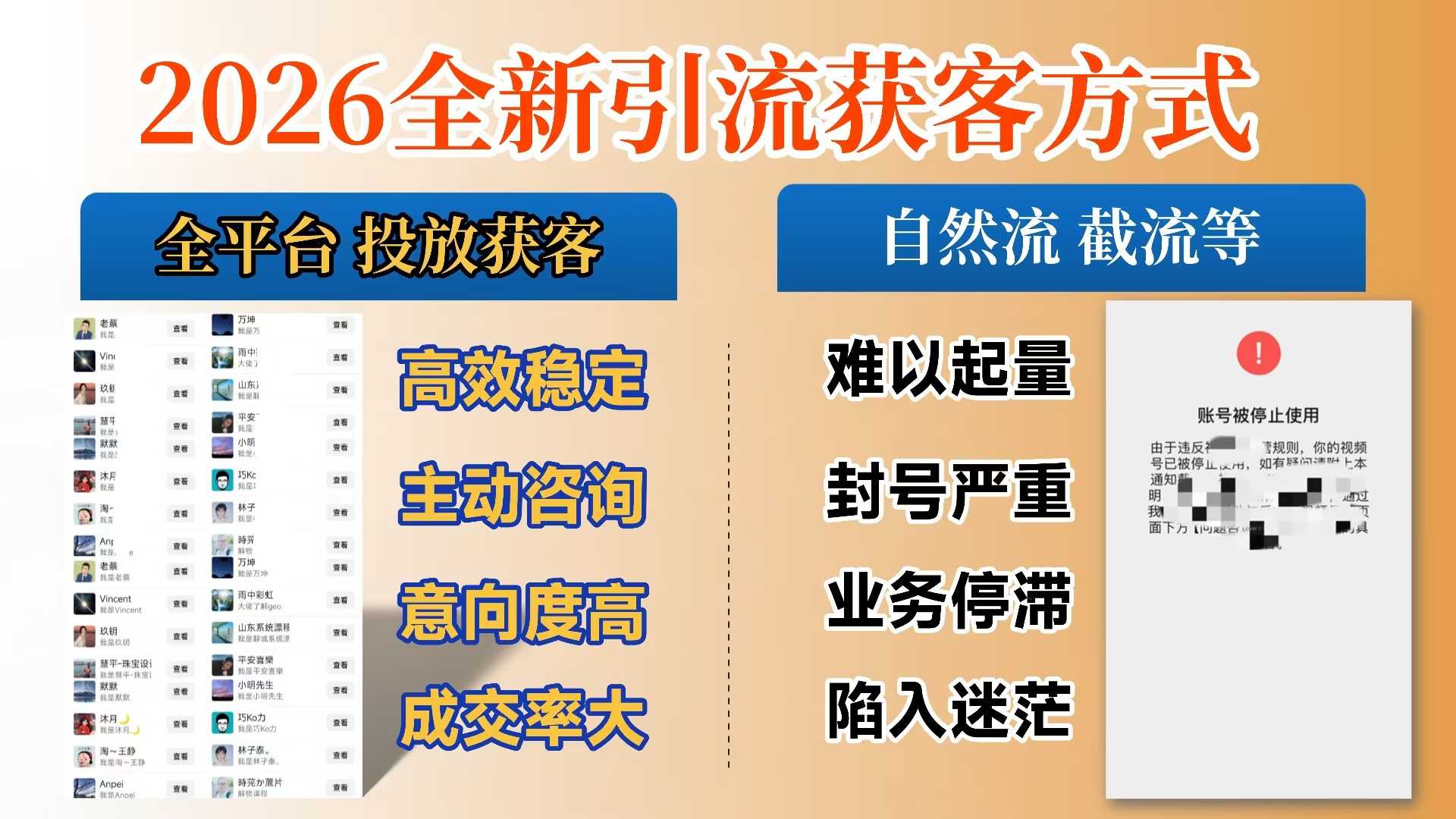 【首发】打破获客壁垒,如何利用投放实现财富自由与事业升级-网创财富岛