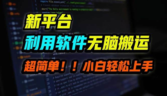 B站平台用软件无脑搬运，月赚10000+，小白也能轻松上手-网创财富岛
