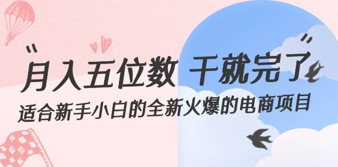 月入五位数 干就完了 适合新手小白的全新火爆的电商项目-网创财富岛